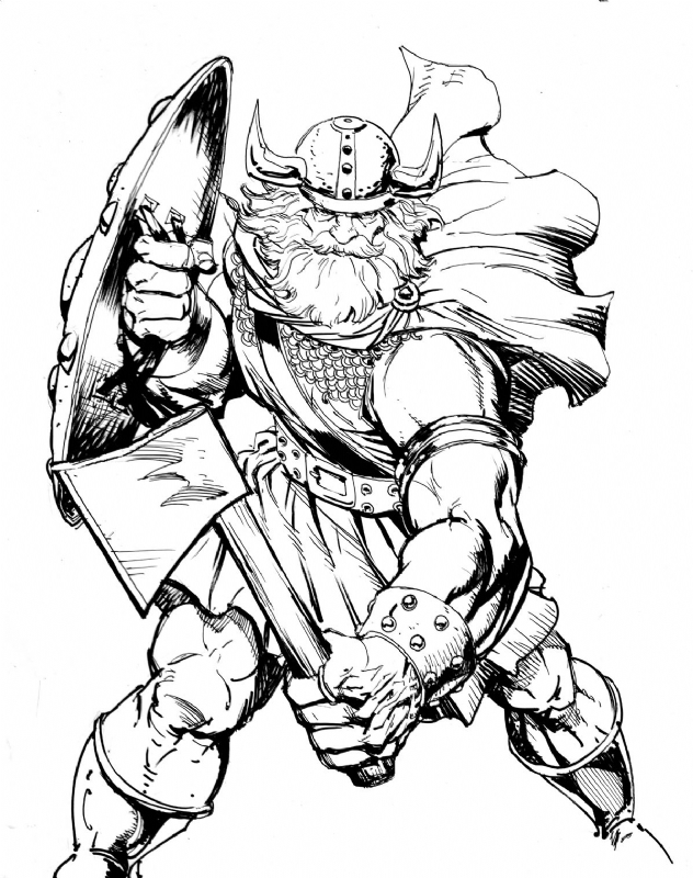 632x800 Viking , In Chris Marrinan's Chris Marrinan Comic Art Gallery Room