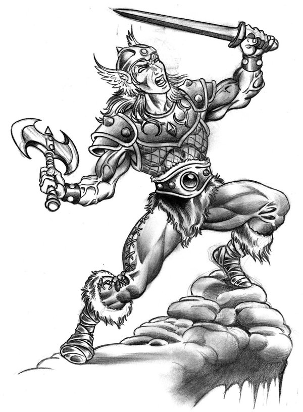 600x816 Young Viking By Danbrenus