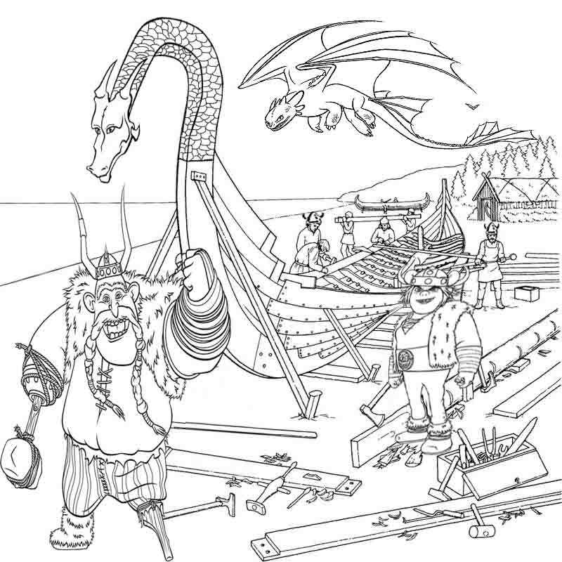 800x800 How Train Your Dragon 2 Alpha Coloring Pages How