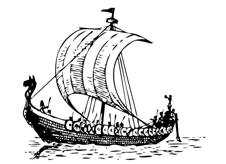 Viking Longship Drawing at GetDrawings | Free download