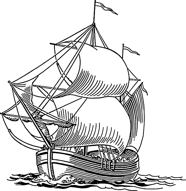 623x640 Viking Ship Clipart Sea