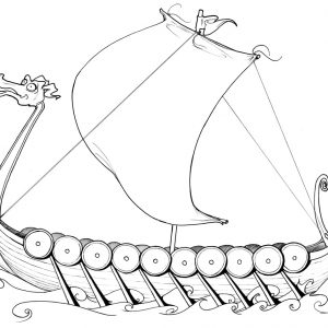 300x300 Coloring Pages Of Vikings Fresh Coloring Pages Viking Ship