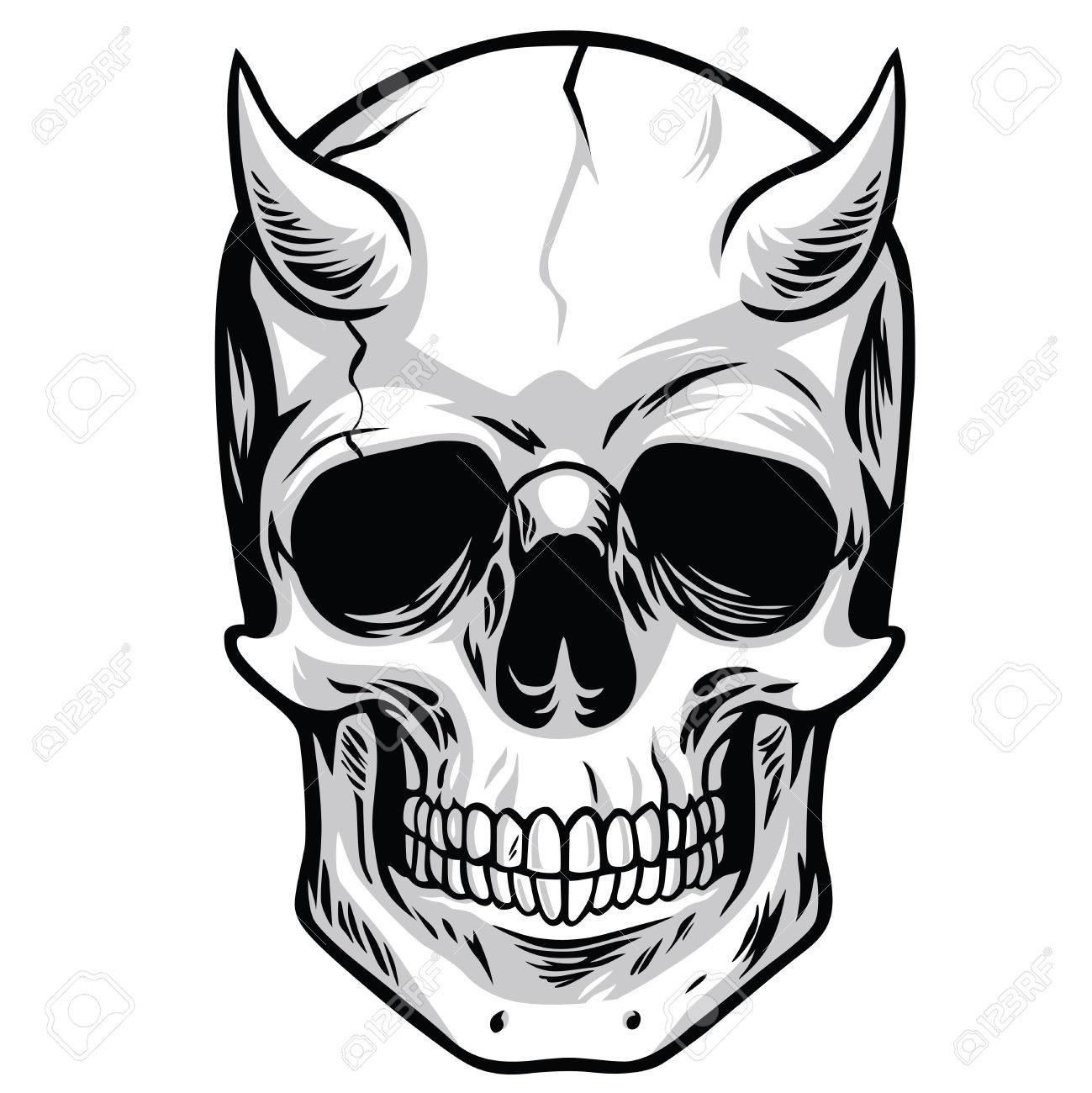 1299x1300 Skull Drawing Stock Photos. Royalty Free Business Images