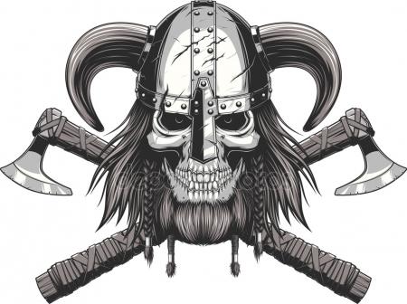 450x336 Viking Skull Stock Vectors, Royalty Free Viking Skull