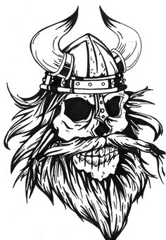 236x341 Viking Helmet Tattoo
