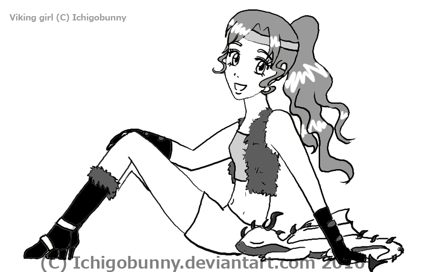 871x558 Fs 9 Viking Girl By Ichigobunny