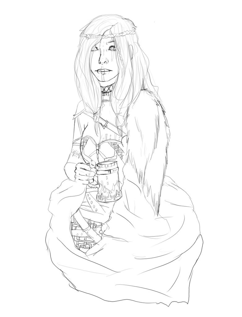 781x1023 Viking Woman By Siethedark