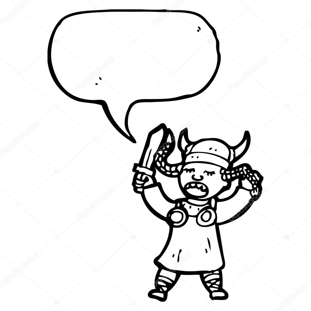 1024x1024 Viking Woman Stock Vector Lineartestpilot