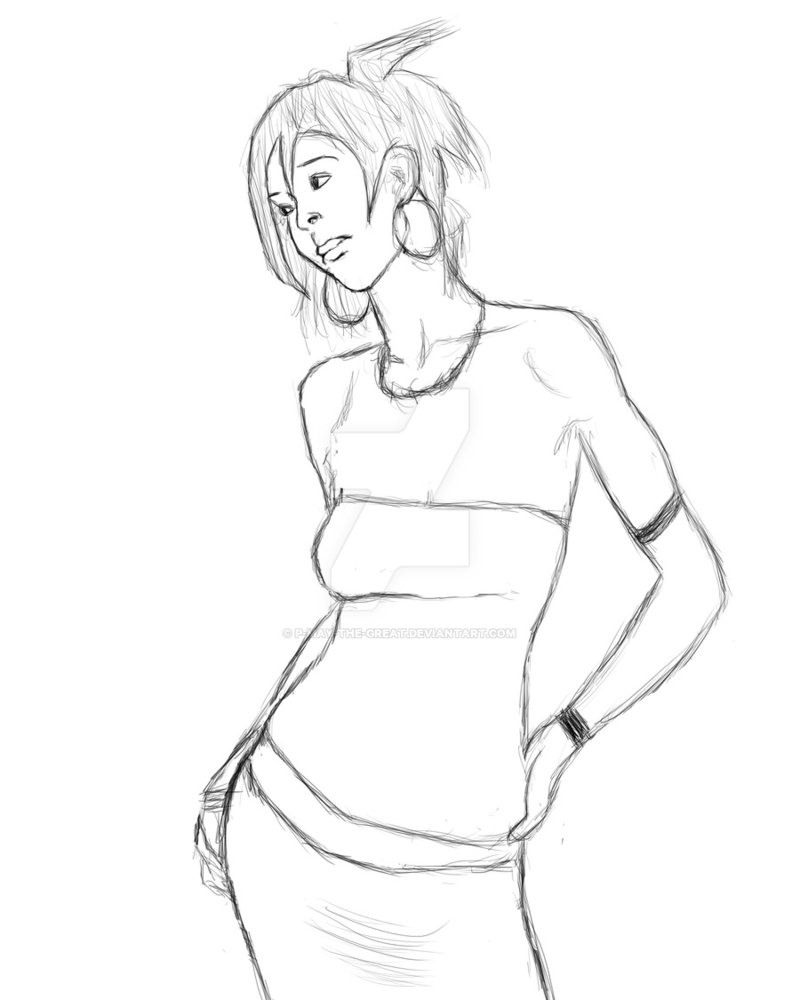 800x1000 Village Girl By P May The Great