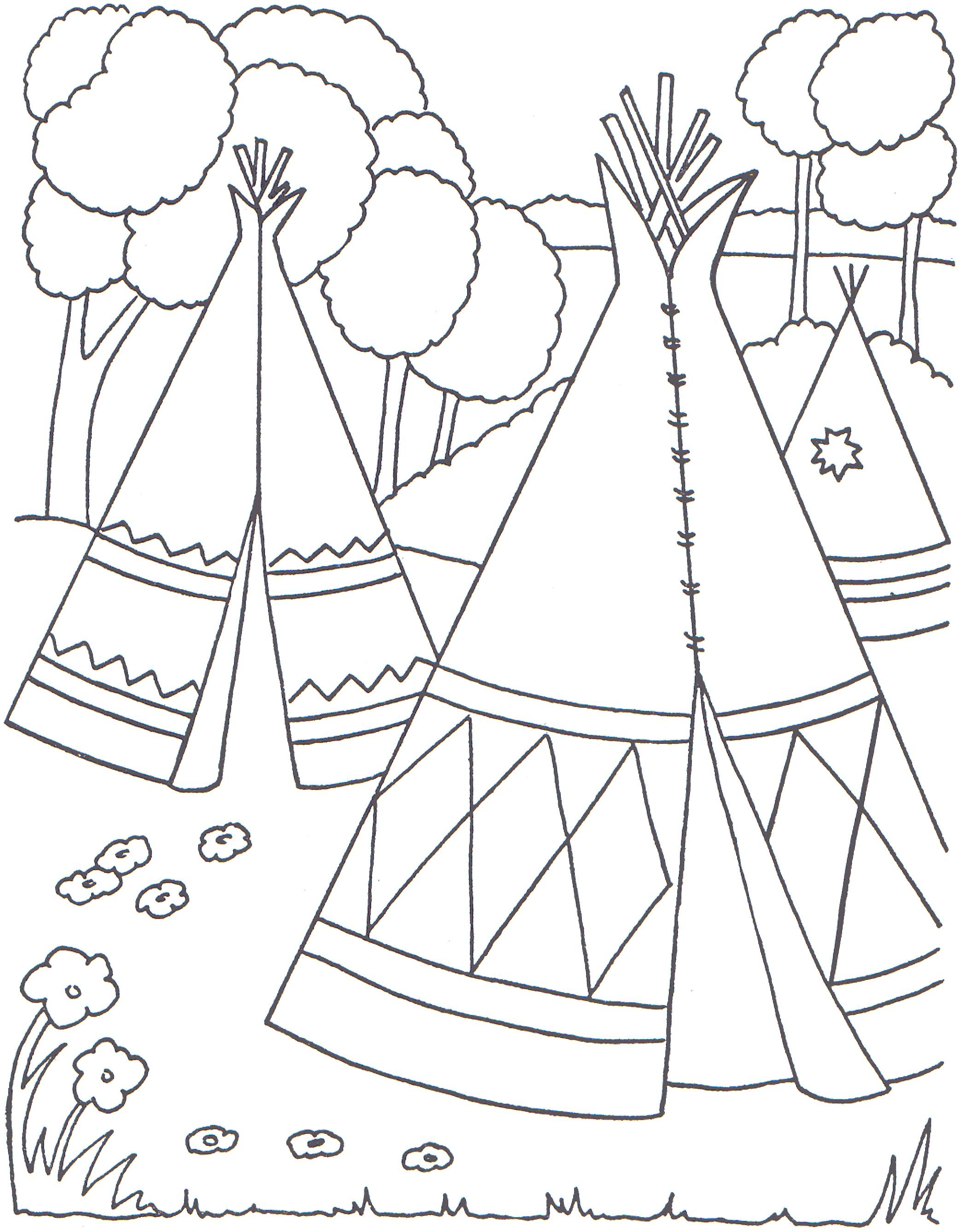 2088x2672 Indian Village Coloring Pages