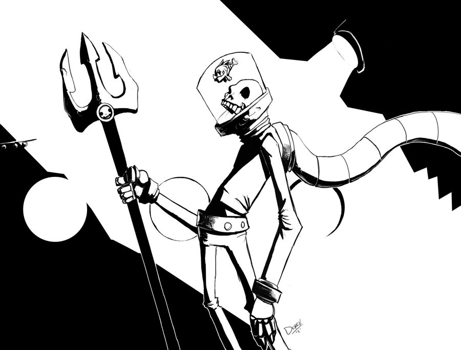 900x683 Super Villain Mignola Style By Archangel73