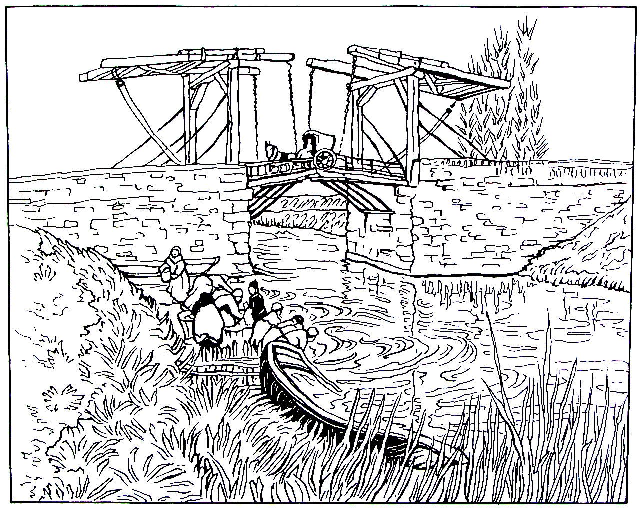 1282x1017 The Langlois Bridge