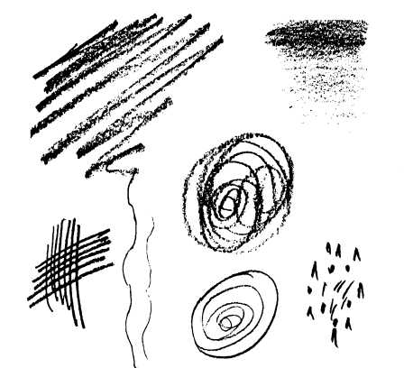 448x418 Line Variations Possible With Vine Charcoal.