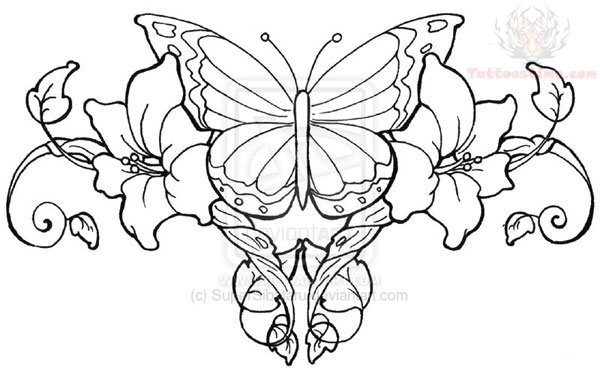 600x368 Collection Of Rose Vines Tattoo Sketch