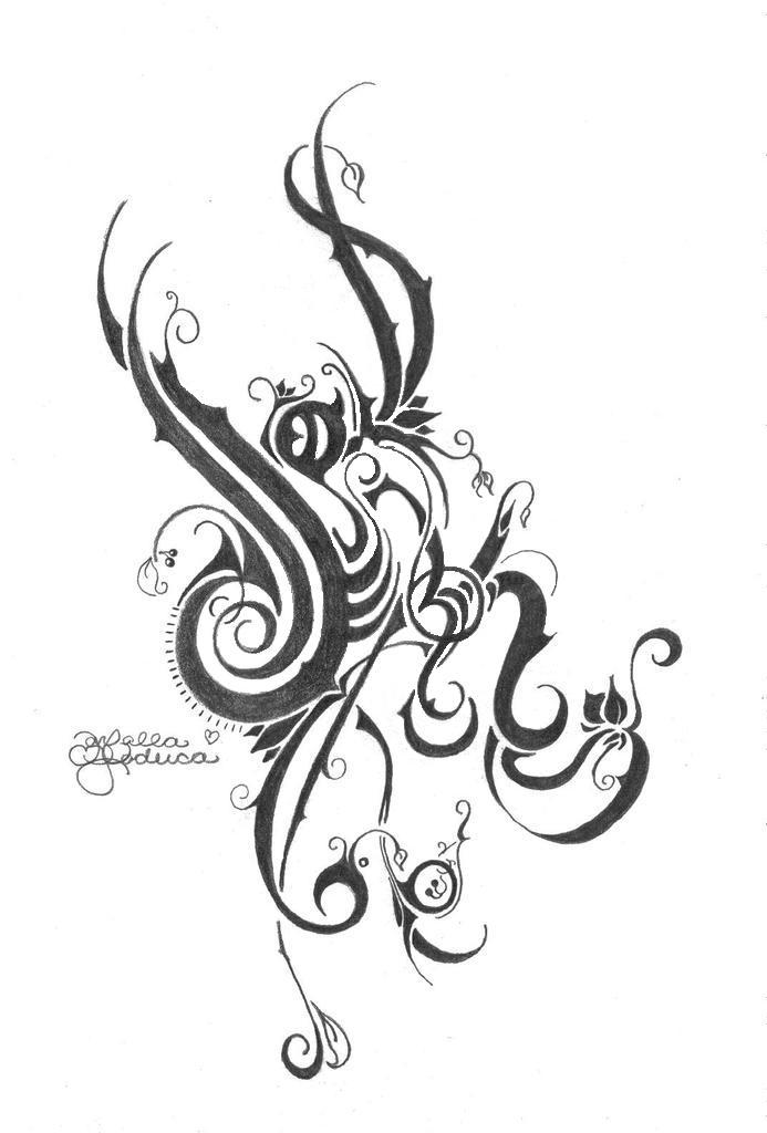 693x1024 Tribal.vines By Farfallaloduca