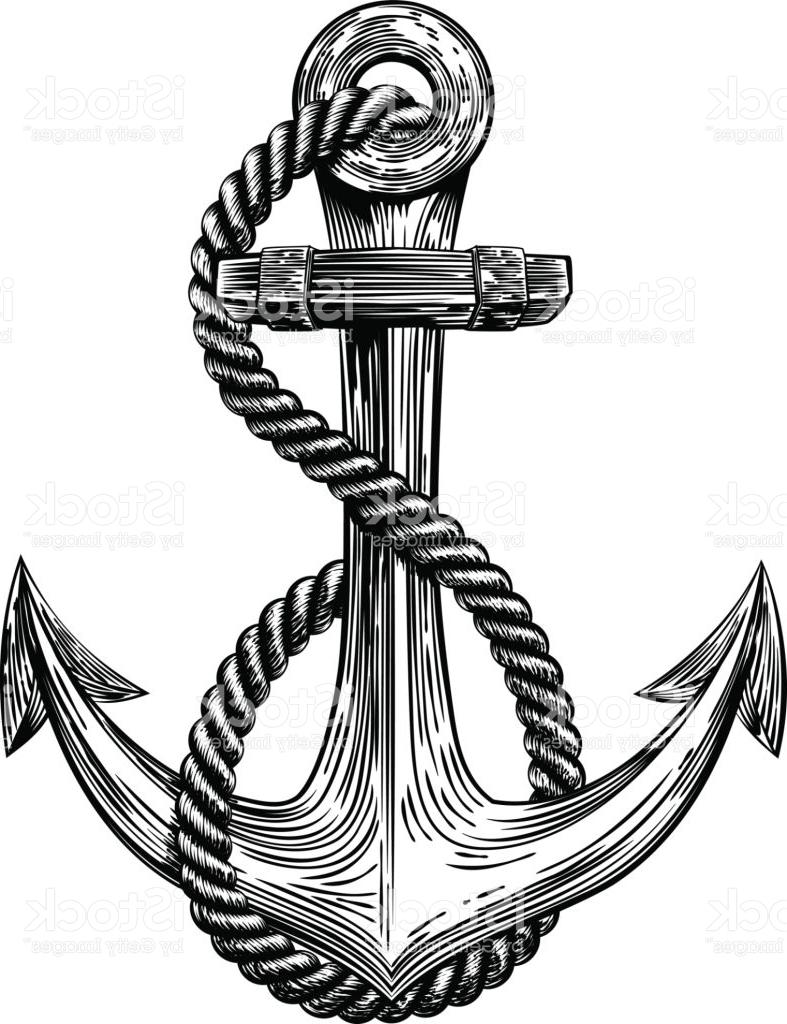 787x1024 Top 10 Anchor Vintage Woodcut Style Vector Library