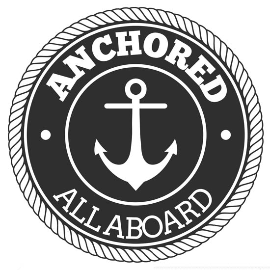 550x550 Vintage Anchor Logo Design