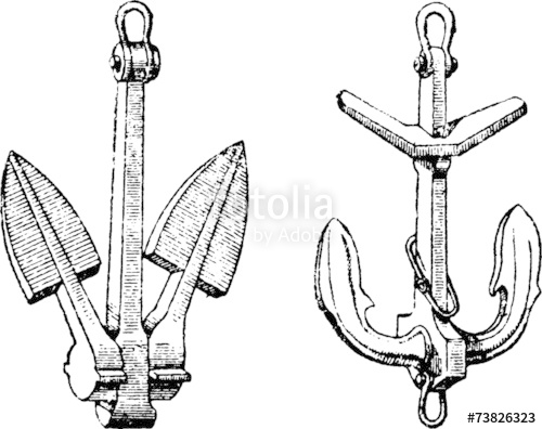 500x396 Vintage Graphic Anchor Stock Photo And Royalty Free Images