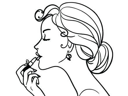440x330 Barbie Fashion Clothes Coloring Pages Free Vintage