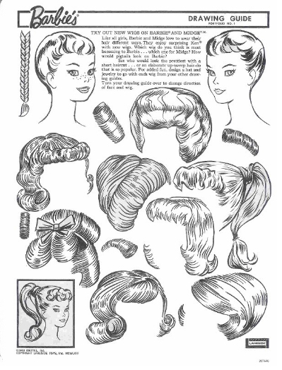 399x524 Miss Missy Paper Dolls Vintage Barbie Drawing Guide Portfolio