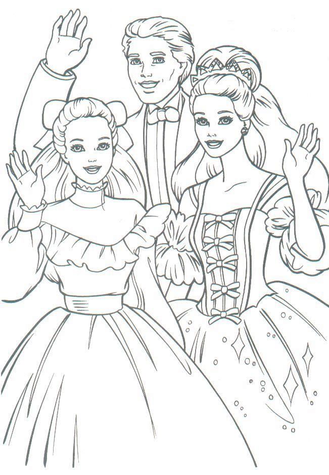 651x938 Vintage Barbie Coloring Page Barbie Coloring Pages
