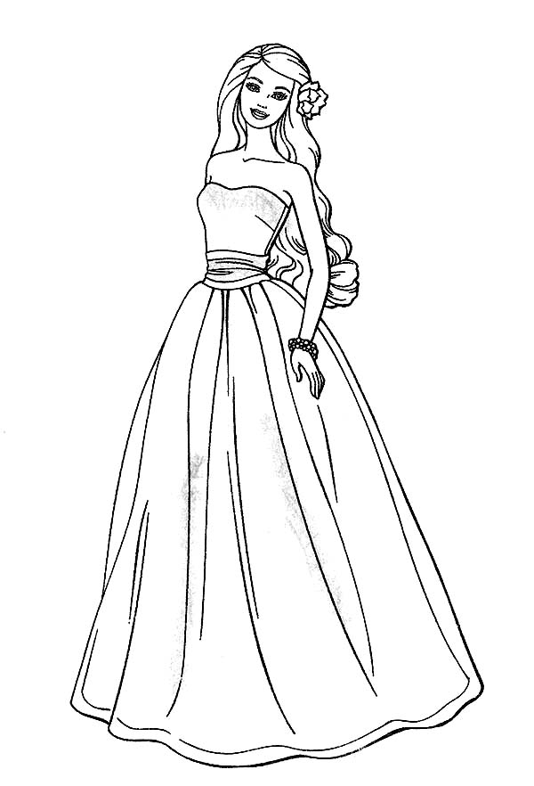 600x882 Awesome Barbie Doll Coloring Page Suad Barbie Doll