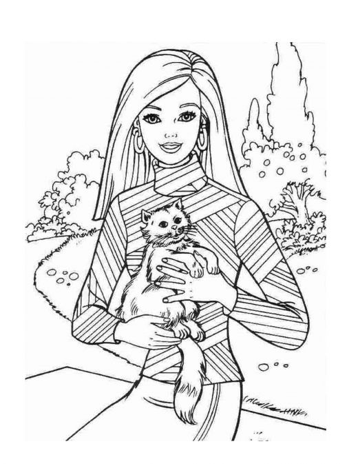 520x673 Barbie Coloring Page.143 Barbie World ~ Coloring Pages