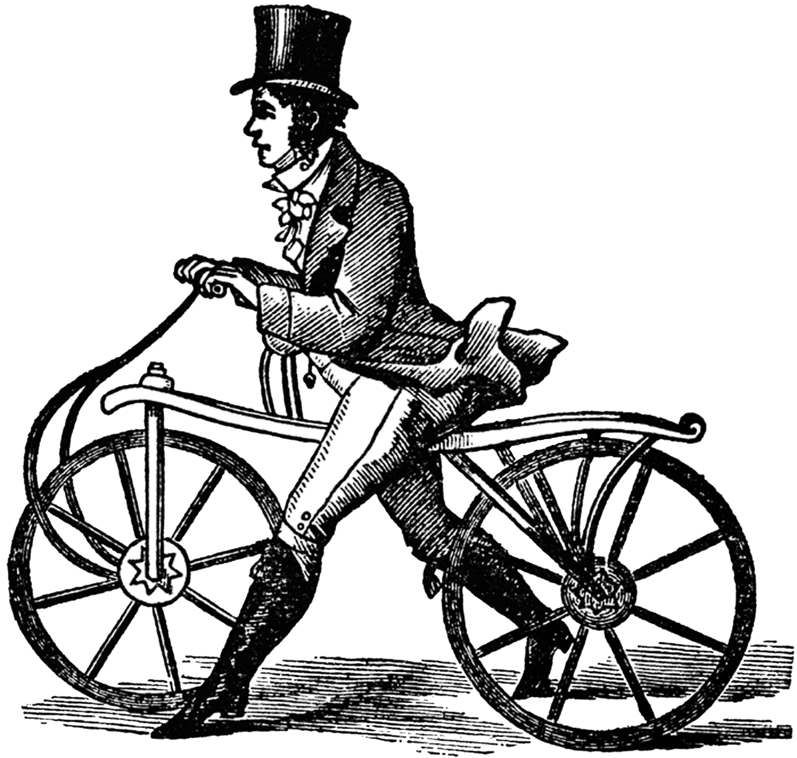 1600x1522 Vintage Very Old Bicycle Transparent Png