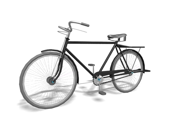 640x480 Vintage Bicycle 3d Model 3ds Max Files Free Download