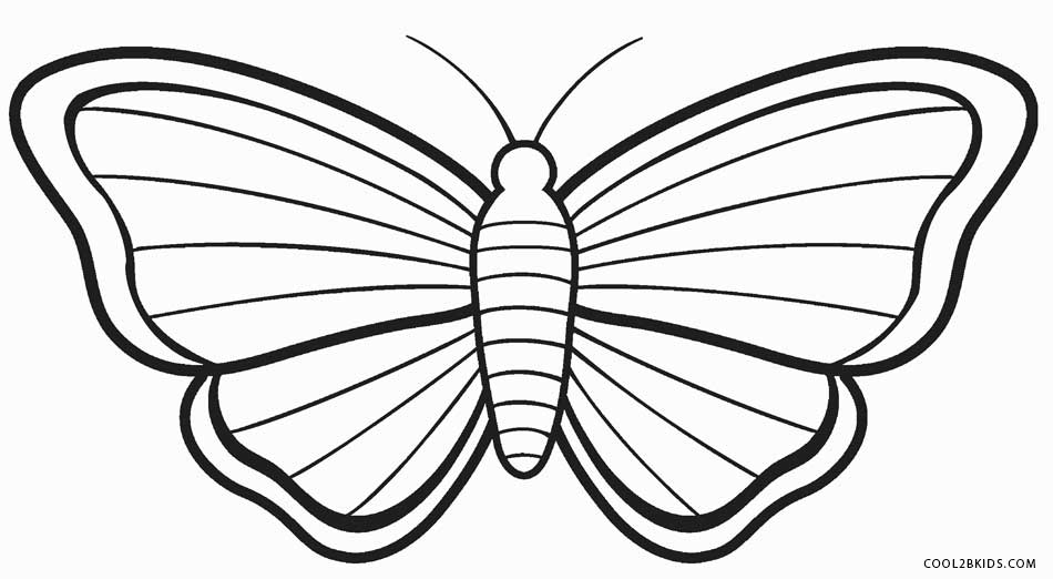 950x522 Printable Butte Vintage Butterfly Coloring Pages
