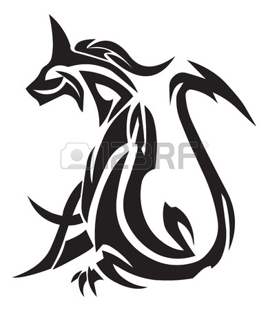 389x450 Tattoo Design Of Motorbike, Vintage Engraved Illustration. Royalty