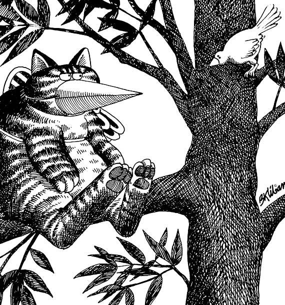 570x610 46 Best Cats Images On Vintage Cat, Cat Drawing