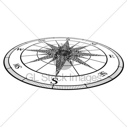 500x500 Vintage Compass In Perspective Gl Stock Images