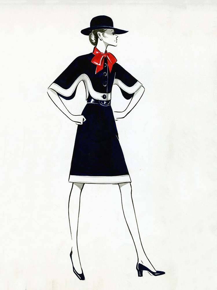 750x1000 Fashion Vintage Sketches 70s 2