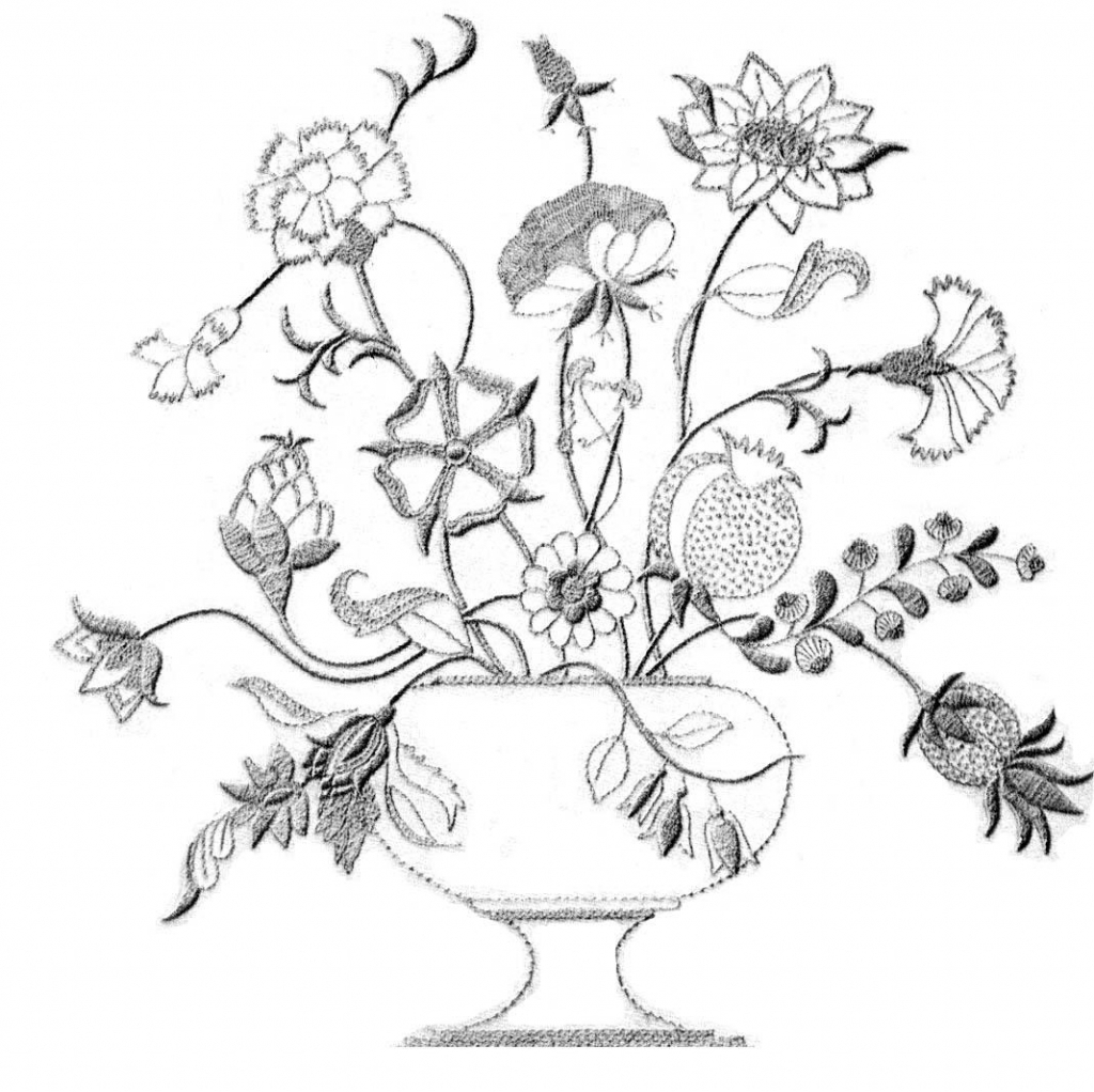 1024x1022 Dogwood Flower Drawing Flower Bouquet Drawing 15 Pics Of Vintage