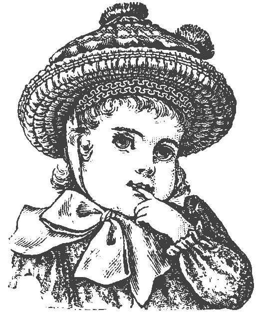 525x625 Old Print Art Vintage Girl