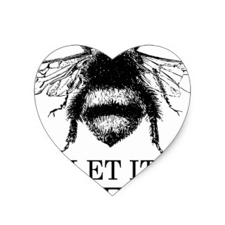 324x324 Custom Vintage Bee Stickers Zazzle.ca