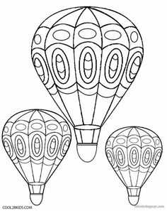 236x297 Hot Air Balloon Coloring Pages