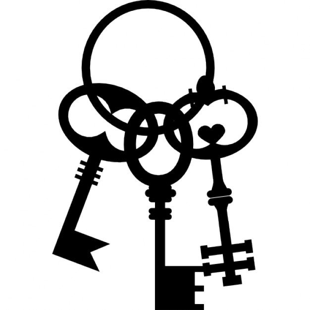 626x626 Vintage Keys Group Icons Free Download