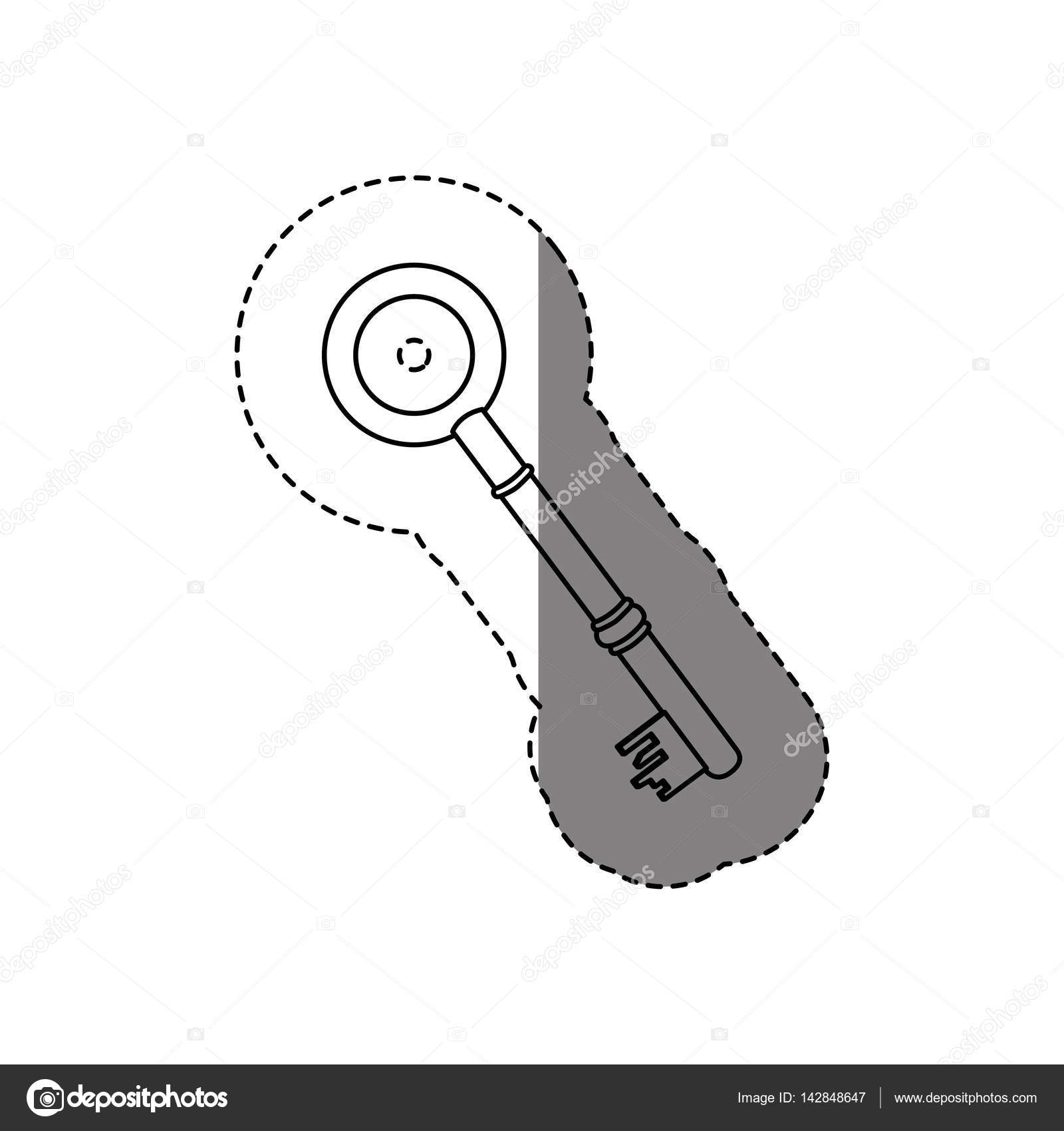 1600x1700 Monochrome Contour Sticker With Silhouette Of Rounded Shape