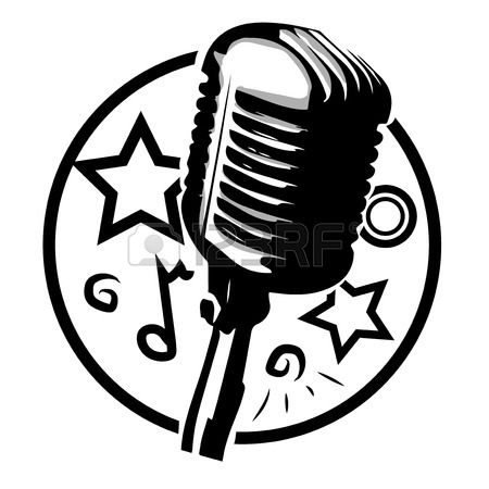 450x450 988 Antique Microphone Stock Vector Illustration And Royalty Free