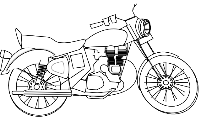 640x402 The Top 5 Best Blogs On Vintage Motorcycle Clipart Black And White