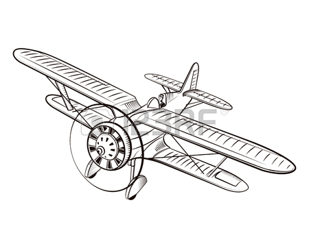 Vintage Plane Silhouette at GetDrawings | Free download