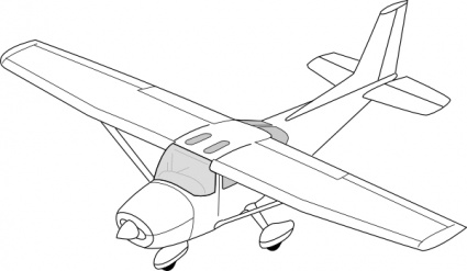 425x247 Plane Clip Art Vector Download