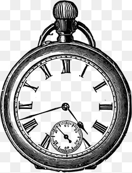 260x341 Hand Painted Pocket, Vintage Pocket Watch, Watch, Clock Png Image