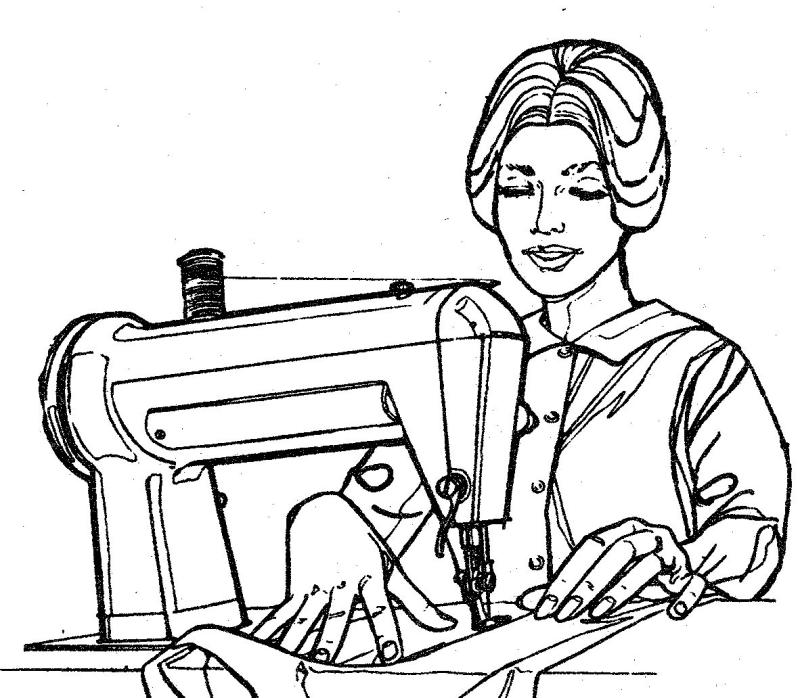 Vintage Sewing Machine Drawing at GetDrawings | Free download