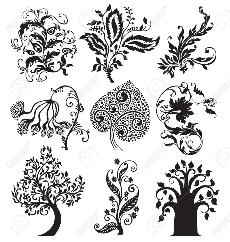 Vintage Tree Drawing