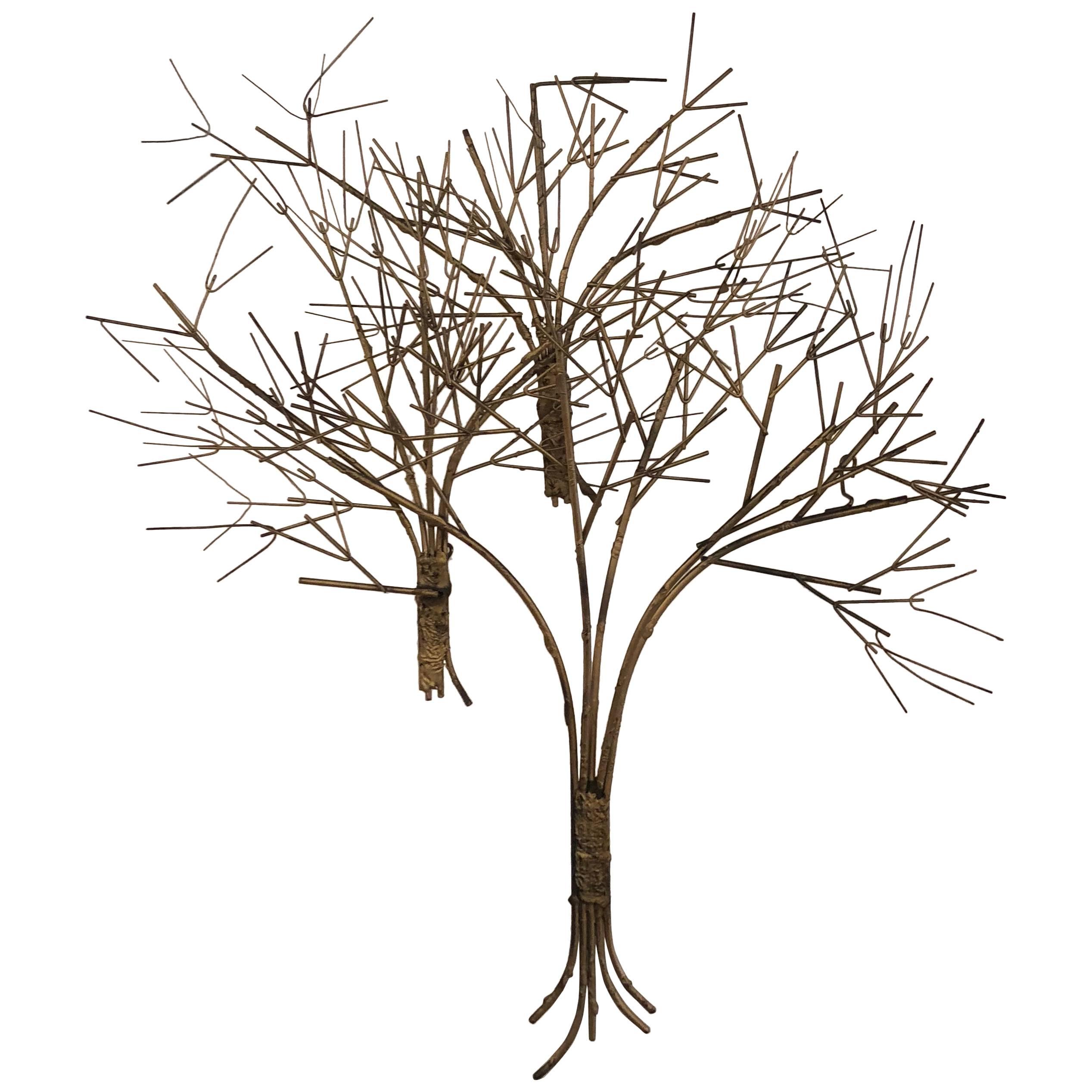 2535x2535 Vintage Metal Tree Wall Art Sculpture Mid Century Modern For Sale