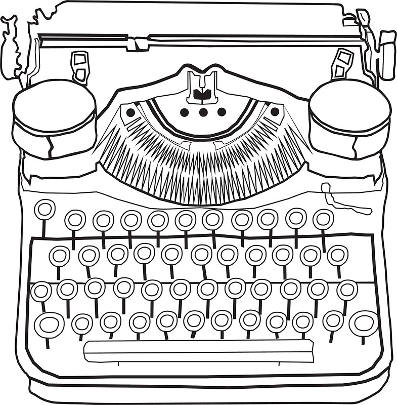 785x800 Vintage Typewriter Stickers By Ircy Redbubble