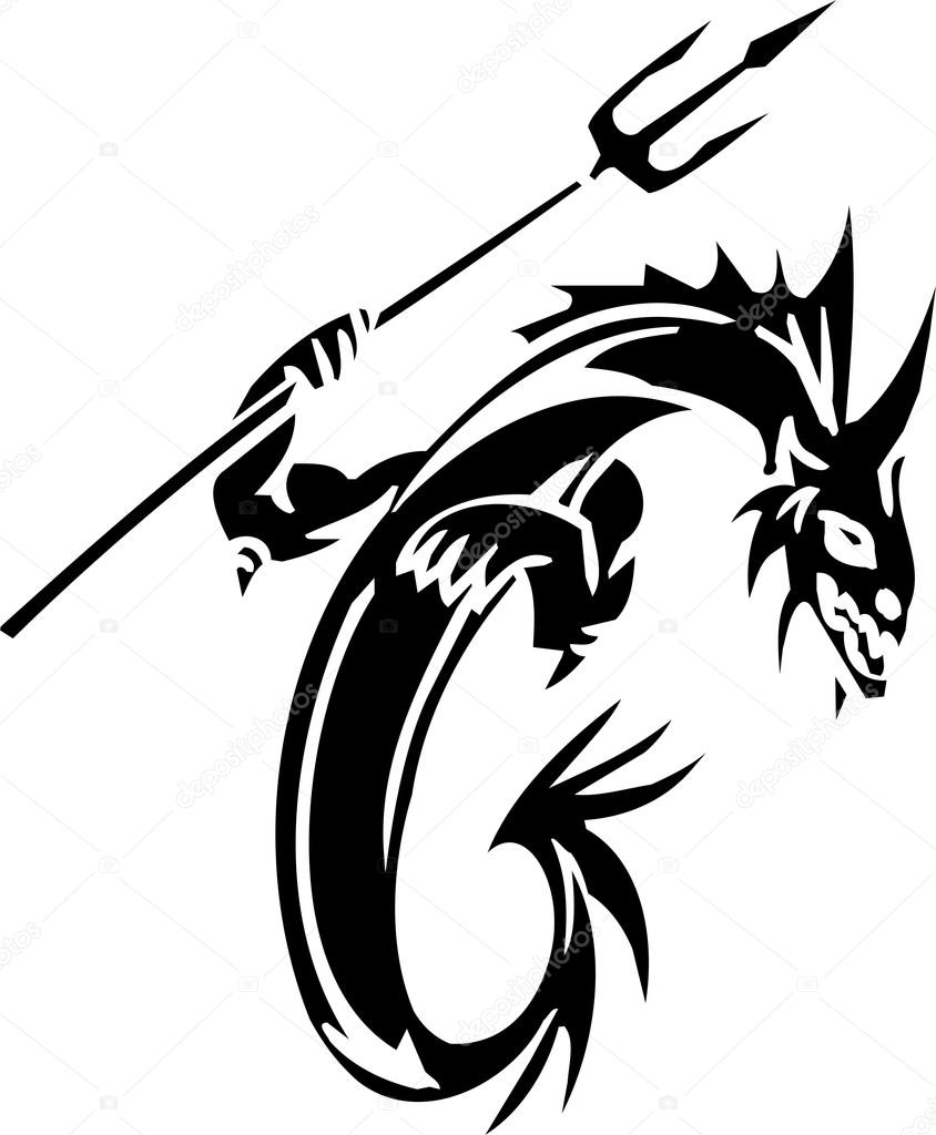 844x1024 Sea Monster